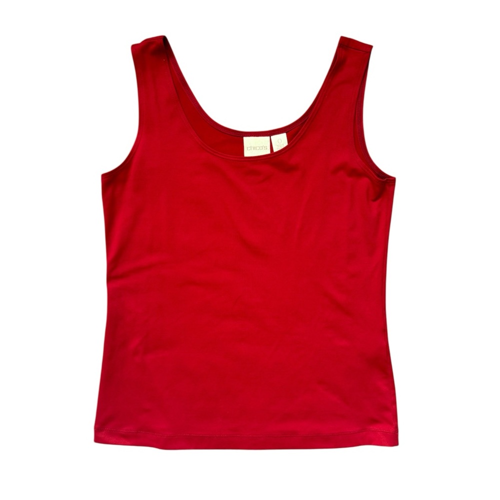 Chico’s Red Sleeveless Top